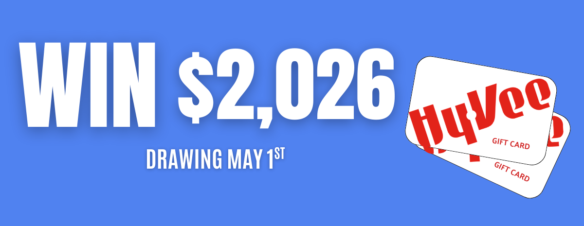 Hy-Vee Grocery Raffle Spring 2026